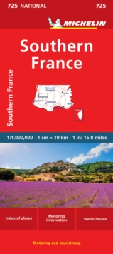 Southern France - Michelin National Map 725