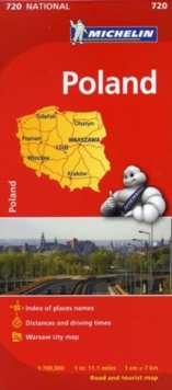 Poland - Michelin National Map 720