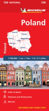 Poland, Sheet map, folded Book Poland, Sheet map, folded Book