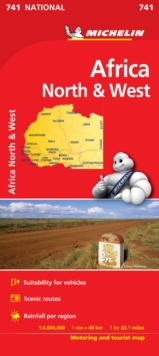 Africa North & West, Sheet map, folded Book Africa North & West, Sheet map, folded Book