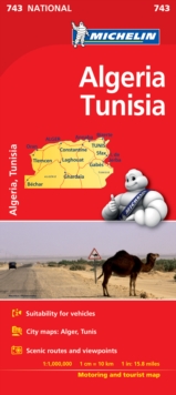 Algeria, Tunisia - Michelin National Map 743 : Map, Sheet map Book Algeria, Tunisia - Michelin National Map 743 : Map, Sheet map Book