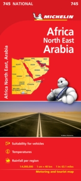 Africa North East, Arabia - Michelin National Map 745 : Map, Sheet map Book Africa North East, Arabia - Michelin National Map 745 : Map, Sheet map Book
