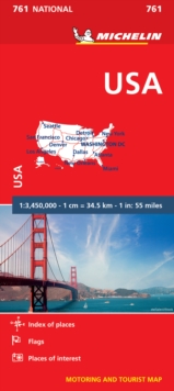 USA - Michelin National Map 761 : Map, Sheet map Book USA - Michelin National Map 761 : Map, Sheet map Book