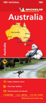 Australia - Michelin National Map 785 : Map, Sheet map Book Australia - Michelin National Map 785 : Map, Sheet map Book