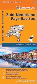 Netherlands South - Michelin Regional Map 532