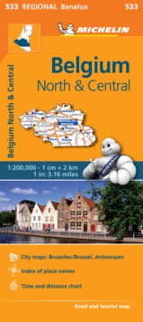 Noord-en Midden-Belgie / Belgique Nord Et Centre, Sheet map, folded Book Noord-en Midden-Belgie / Belgique Nord Et Centre, Sheet map, folded Book