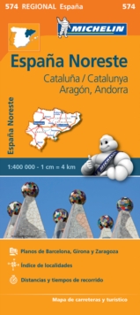 Aragon Cataluna - Michelin Regional Map 574 : Map