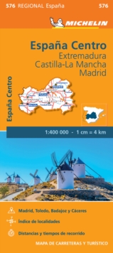 Extremadura, Castilla-la Mancha, Madrid, Sheet map, folded Book Extremadura, Castilla-la Mancha, Madrid, Sheet map, folded Book