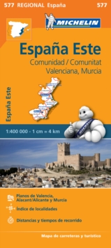 Comunidad Valenciana, Murcia, Sheet map, folded Book Comunidad Valenciana, Murcia, Sheet map, folded Book