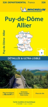 Allier  Puy-de-De - Michelin Local Map 326 : Map