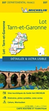 Lot, Tarn-et-Garonne - Michelin Local Map 337