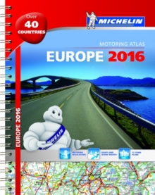 Michelin Europe 2016 Atlas, Paperback Book Michelin Europe 2016 Atlas, Paperback Book