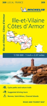 Cotes-d'Armor, Ille-et-Vilaine - Michelin Local Map 309 : Map, Sheet map Book Cotes-d'Armor, Ille-et-Vilaine - Michelin Local Map 309 : Map, Sheet map Book