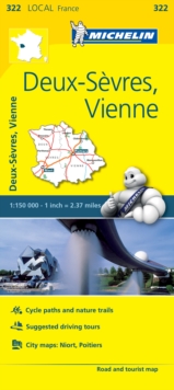 Deux-Sevres, Vienne - Michelin Local Map 322 : Map, Sheet map Book Deux-Sevres, Vienne - Michelin Local Map 322 : Map, Sheet map Book