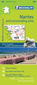 Nantes & surrounding areas - Zoom Map 128 : Map, Sheet map Book Nantes & surrounding areas - Zoom Map 128 : Map, Sheet map Book