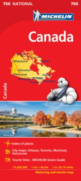 CANADA - Michelin National Map 766 : Map, Sheet map Book CANADA - Michelin National Map 766 : Map, Sheet map Book