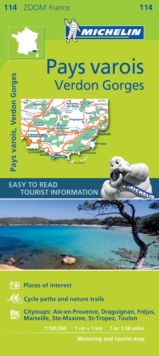 Pays Varois, Verdon Gorges - Zoom Map 114 : Map, Sheet map Book Pays Varois, Verdon Gorges - Zoom Map 114 : Map, Sheet map Book