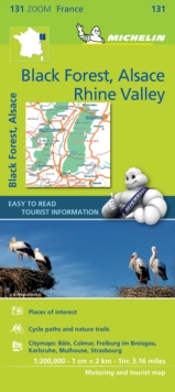 Black Forest, Alsace, Rhine Valley - Zoom Map 131 : Map, Sheet map Book Black Forest, Alsace, Rhine Valley - Zoom Map 131 : Map, Sheet map Book