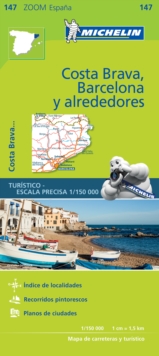 Barcelona y Alrededores Costa Brava - Zoom Map 147 : Map, Sheet map Book Barcelona y Alrededores Costa Brava - Zoom Map 147 : Map, Sheet map Book