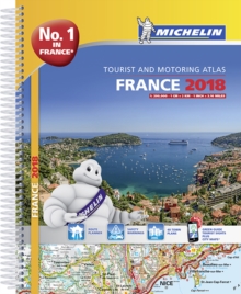 France 2018 - Tourist & Motoring atlas A4-Spiral, Spiral bound Book France 2018 - Tourist & Motoring atlas A4-Spiral, Spiral bound Book