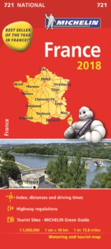 France 2018 National Map 721, Sheet map, folded Book France 2018 National Map 721, Sheet map, folded Book