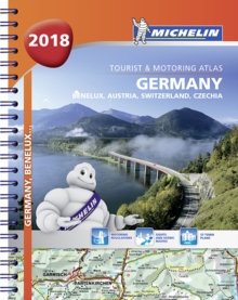 Germany, Benelux, Austria, Switzerland, Czech Republic 2018 - Tourist and Motoring Atlas (A4-Spiral), Spiral bound Book Germany, Benelux, Austria, Switzerland, Czech Republic 2018 - Tourist and Motoring Atlas (A4-Spiral), Spiral bound Book
