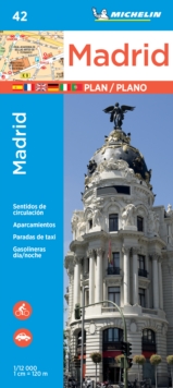 Michelin Madrid Map 42, Paperback / softback Book Michelin Madrid Map 42, Paperback / softback Book