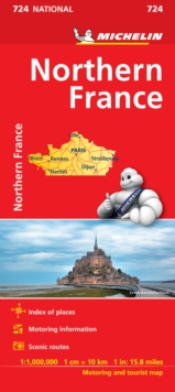 Northern France Map 724, Sheet map, folded Book Northern France Map 724, Sheet map, folded Book
