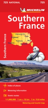Southern France Map 725, Sheet map, folded Book Southern France Map 725, Sheet map, folded Book