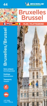 Michelin Brussels Map 44, Paperback / softback Book Michelin Brussels Map 44, Paperback / softback Book