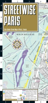 Streetwise Paris Map - Laminated City Center Street Map of Paris, France : City Plans