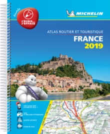 France 2019 -Tourist & Motoring Atlas A4 Laminated Spiral : Tourist & Motoring Atlas A4 spiral