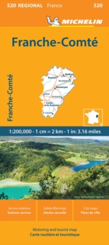 Franche-Comte - Michelin Regional Map 520