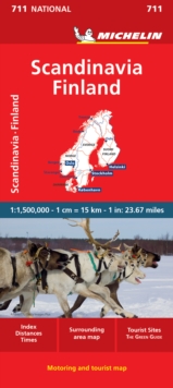 Scandinavia & Finland - Michelin National Map 711 : Map