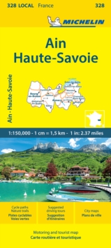 Ain  Haute-Savoie - Michelin Local Map 328 : Map