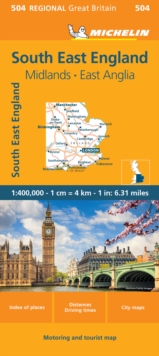 South East England - Michelin Regional Map 504 : Map