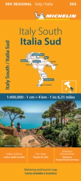 Italy South - Michelin Regional Map 564 : Map