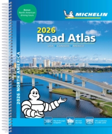 Michelin Editions des Voyages Usa Canada Mexico - 2026 Road Atlas (A4-Spiral)