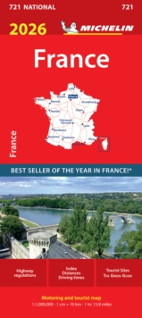 France 2026 - Michelin National Map 721