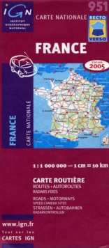 951 : France Roads & Motorways 2005 Double - Sided, Sheet map, folded Book 951 : France Roads & Motorways 2005 Double - Sided, Sheet map, folded Book
