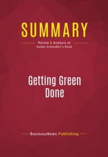 Summary: Getting Green Done