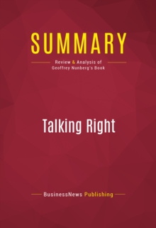 Summary: Talking Right