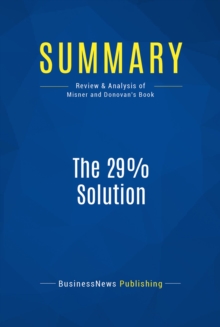 Summary: The 29% Solution