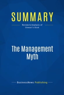 Summary: The Management Myth