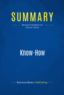 Summary: Know-How