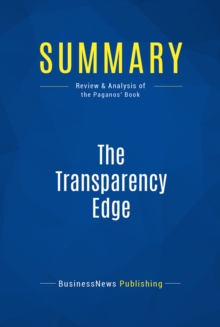 Summary: The Transparency Edge