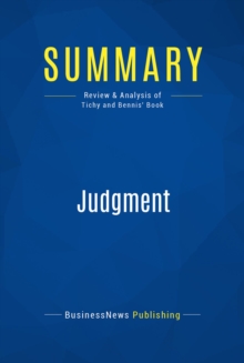 Summary: Judgment