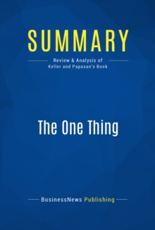 Summary: The One Thing