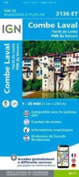 Combe Laval / Foret de Lente / PNR du Vercors : IGN.3136ET, Sheet map, folded Book Combe Laval / Foret de Lente / PNR du Vercors : IGN.3136ET, Sheet map, folded Book