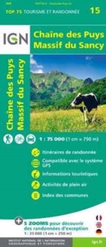 Chaine des Puys - Massif du Sancy, Sheet map, folded Book Chaine des Puys - Massif du Sancy, Sheet map, folded Book